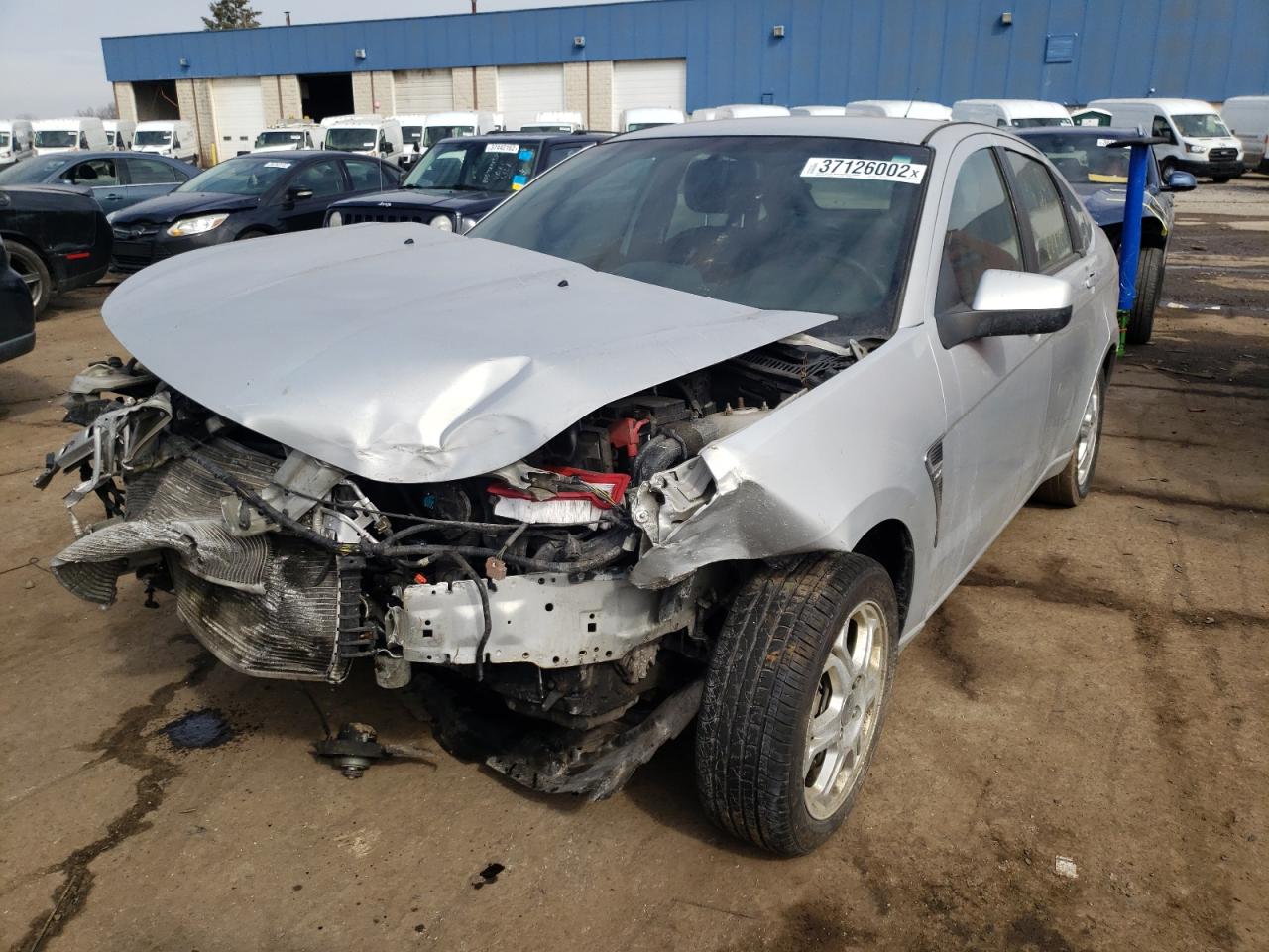 Photo 2 from auction – 2008 FORD FOCUS SE with VIN 1FAHP35N98W204184