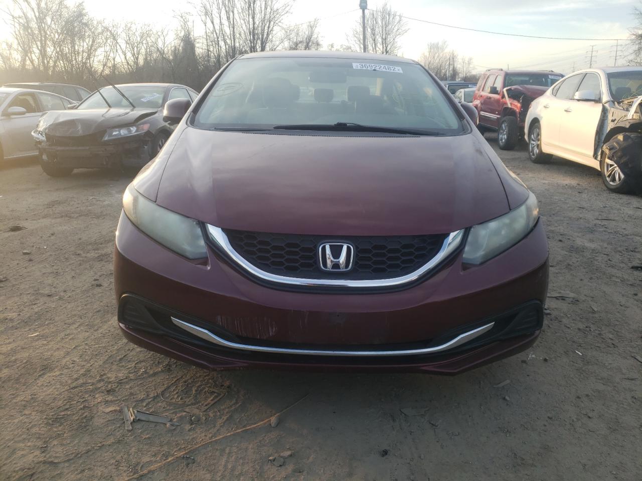 Photo 9 from auction – 2013 HONDA CIVIC LX with VIN 19XFB2F56DE212675