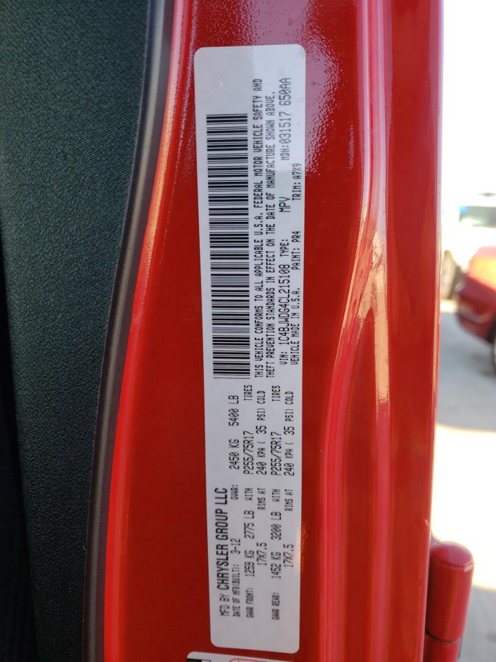 Photo 10 from auction – 2012 JEEP WRANGLER U with VIN 1C4BJWDG4CL215108