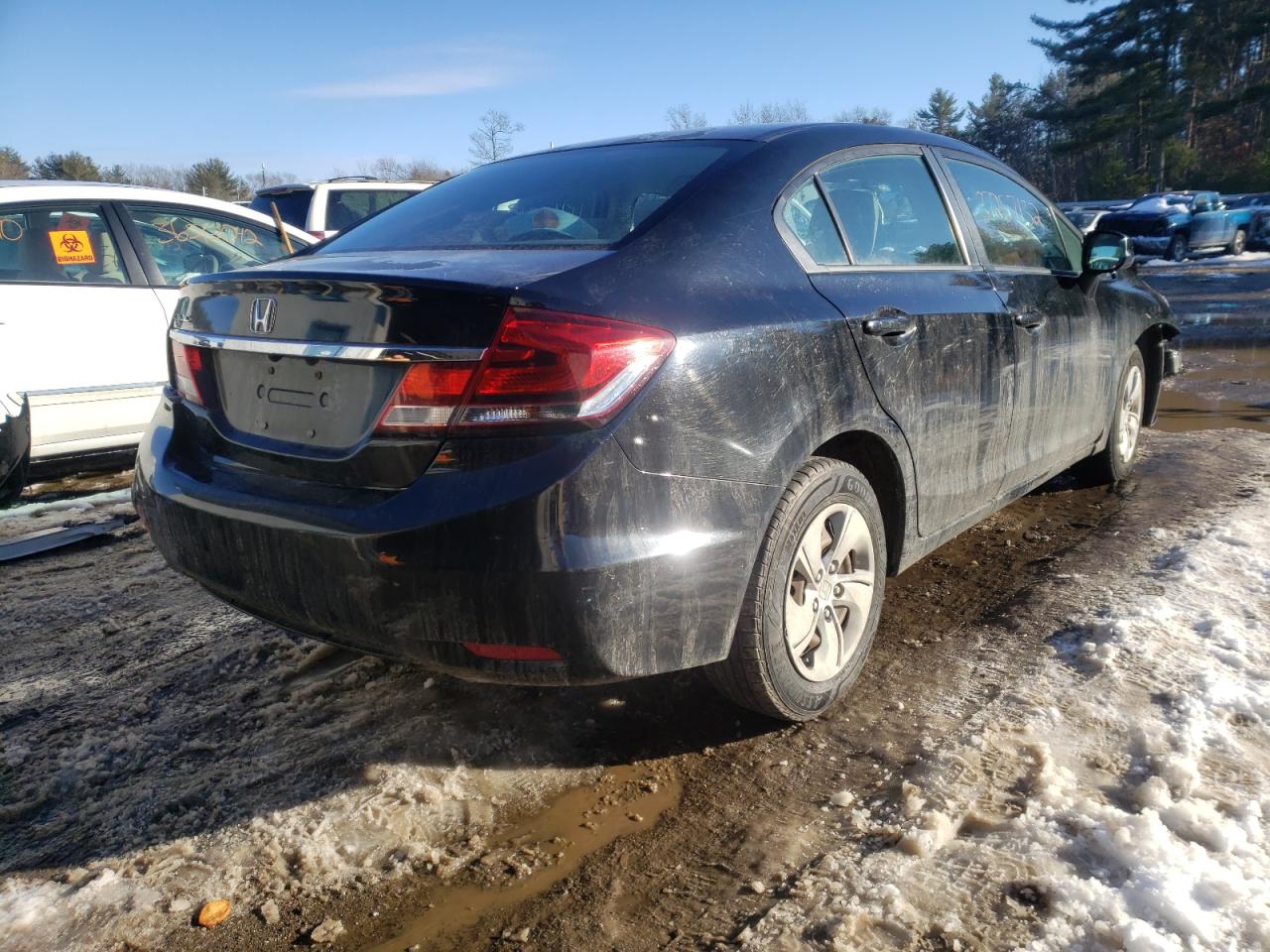Photo 4 from auction – 2013 HONDA CIVIC LX with VIN 2HGFB2F50DH505347