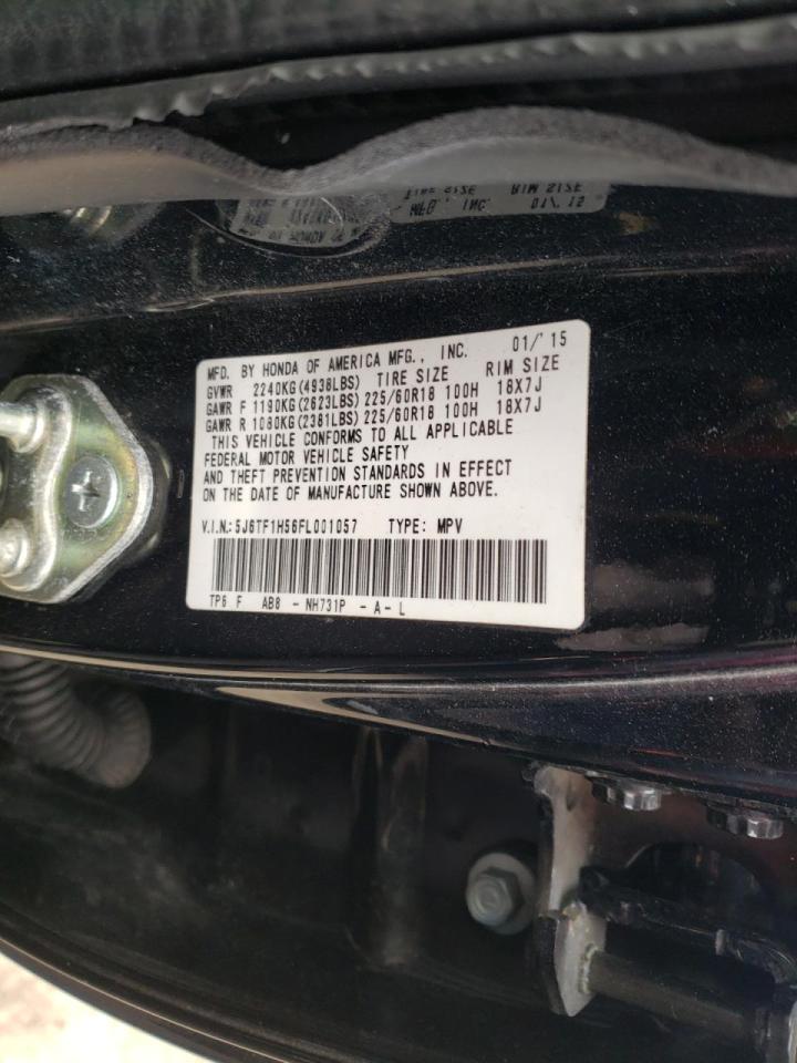 Photo 10 from auction – 2015 HONDA CROSSTOUR with VIN 5J6TF1H56FL001057