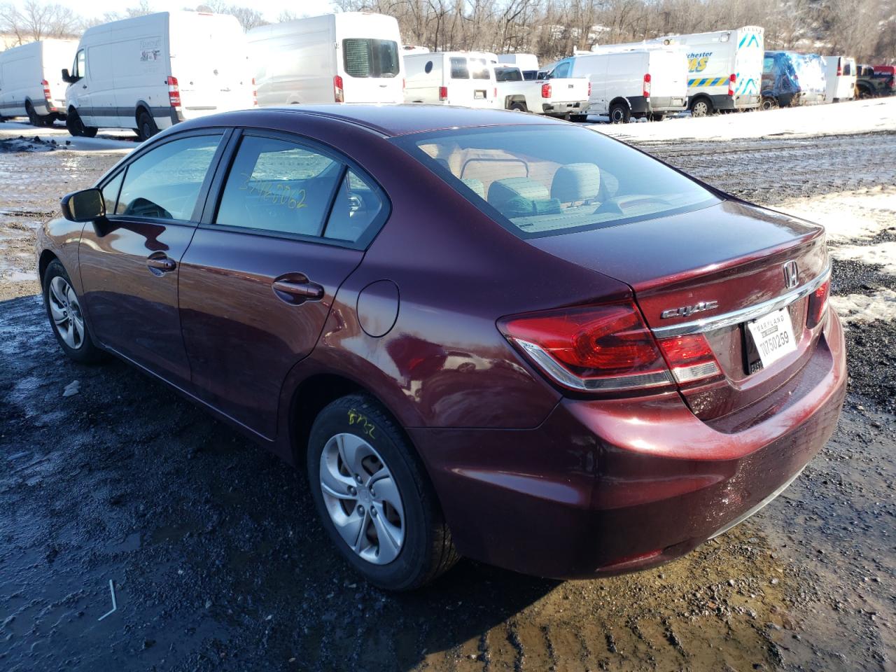 Photo 3 from auction – 2015 HONDA CIVIC LX with VIN 19XFB2F51FE200095