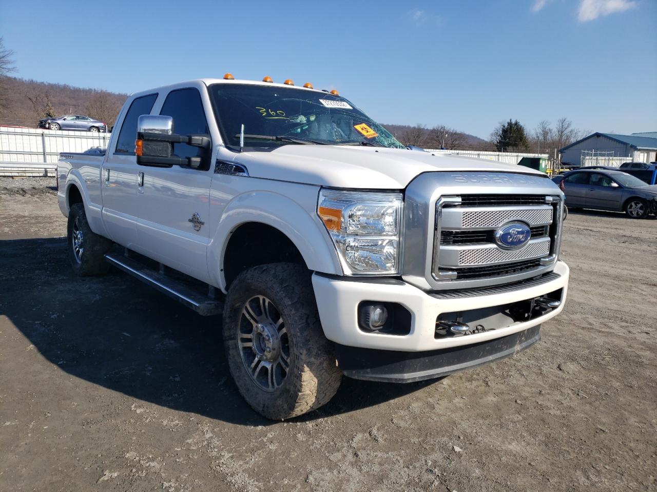 FORD F250 SUPER 2015 with VIN 1FT7W2BT6FEC87033 - Photo from auction
