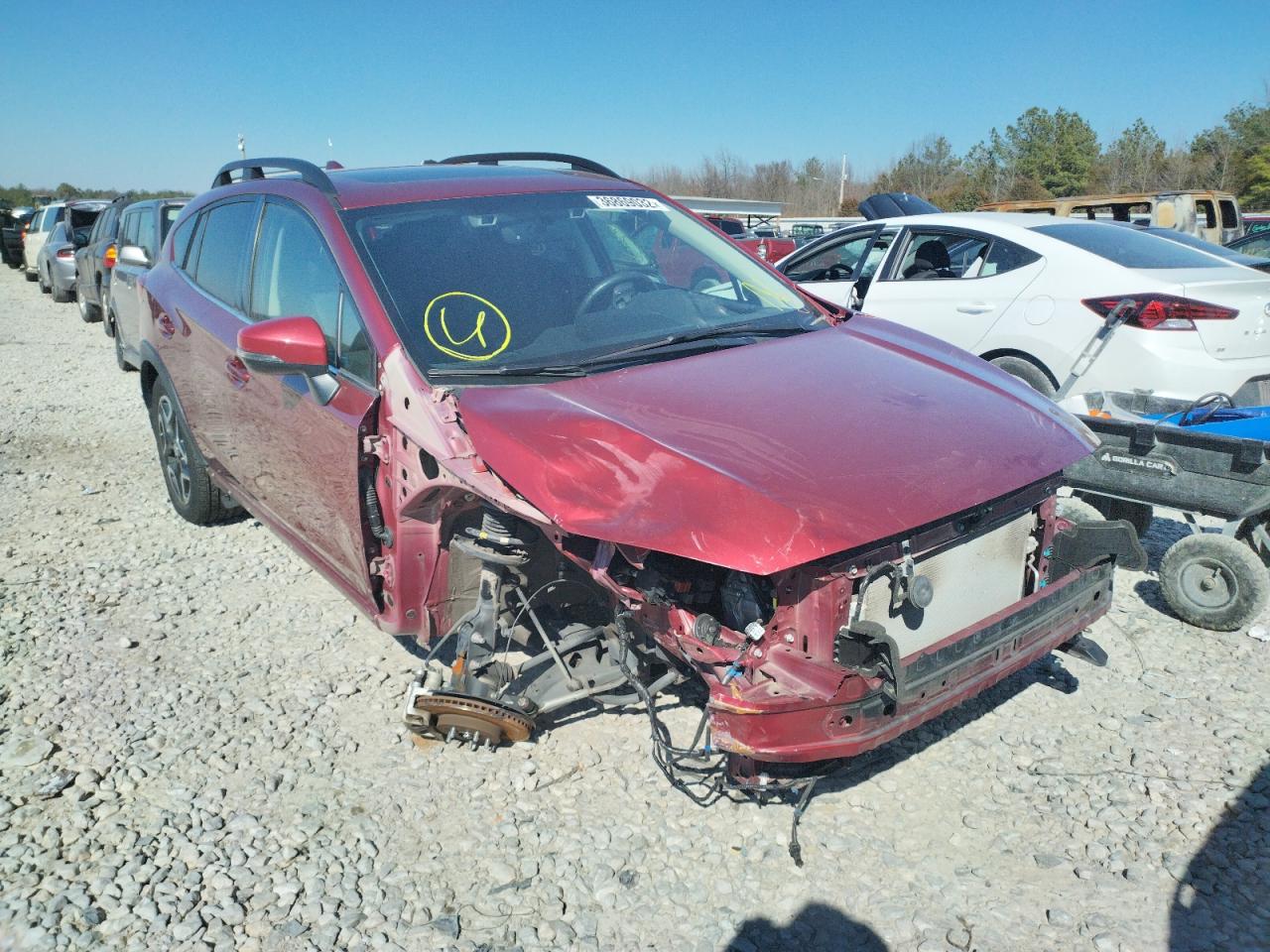 SUBARU CROSSTREK 2018 with VIN JF2GTAMC4JH209598 - Photo from auction