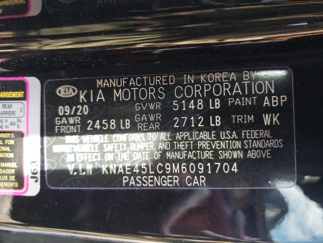 Photo 10 from auction – 2021 KIA STINGER GT with VIN KNAE45LC9M6091704
