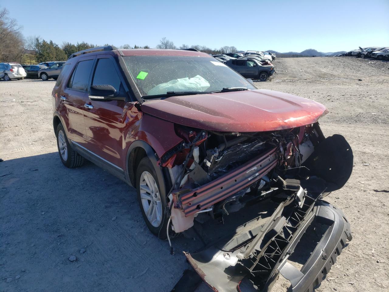 FORD EXPLORER X 2014 with VIN 1FM5K7D86EGB06634 - Photo from auction