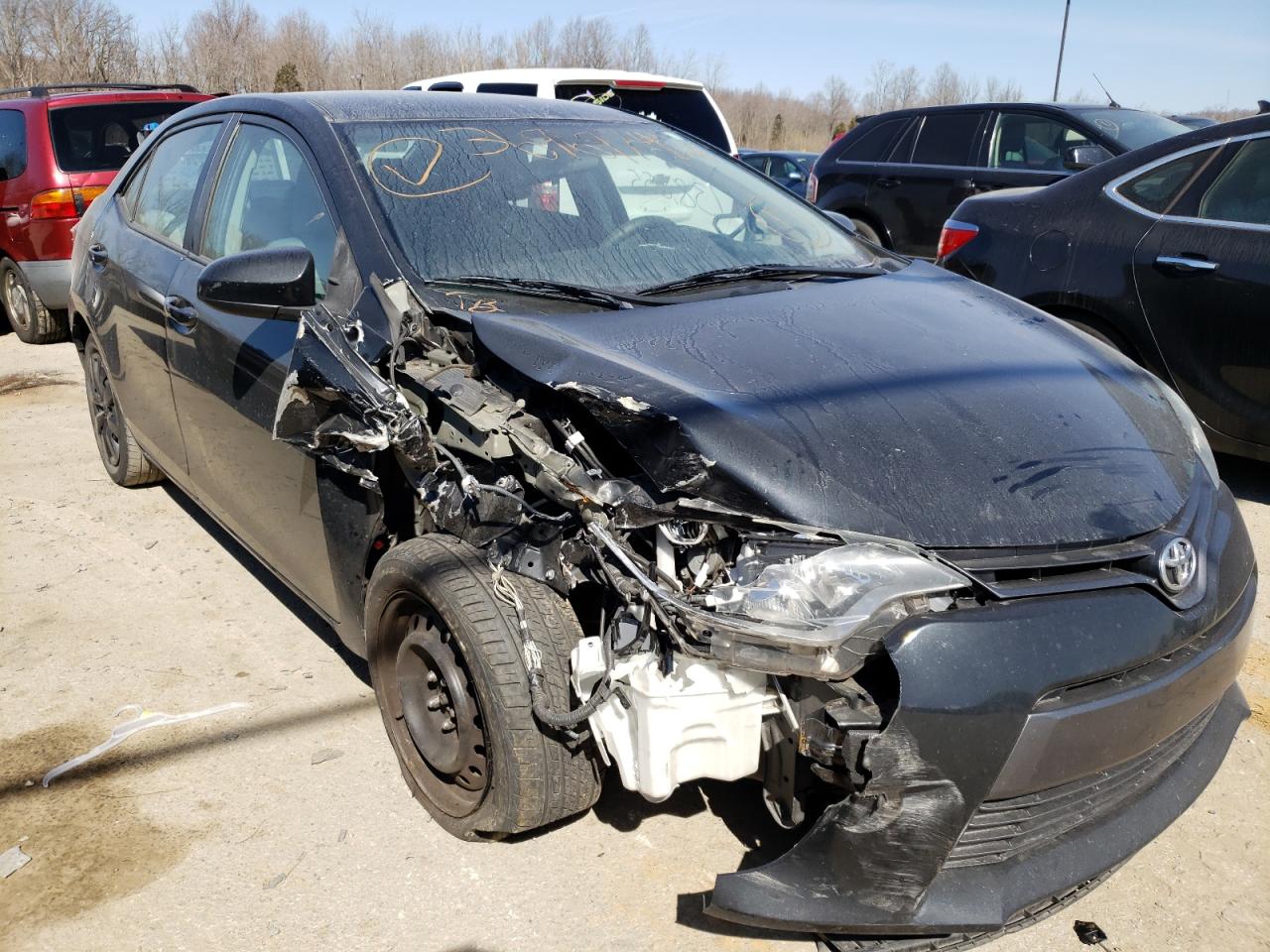 TOYOTA COROLLA L 2015 with VIN 2T1BURHE2FC348656 - Photo from auction