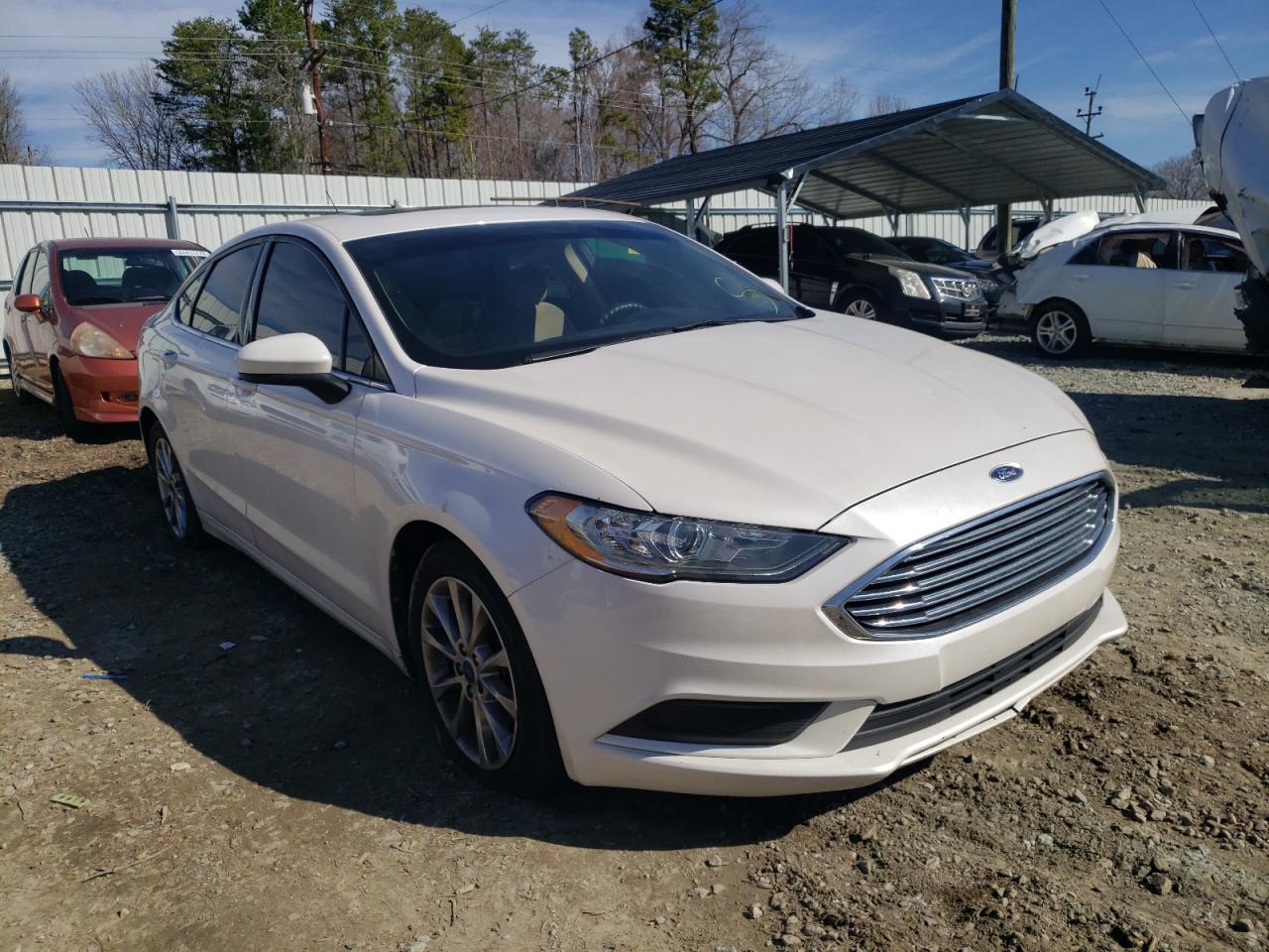 Photo 1 from auction – 2017 FORD FUSION SE with VIN 3FA6P0HD0HR261983