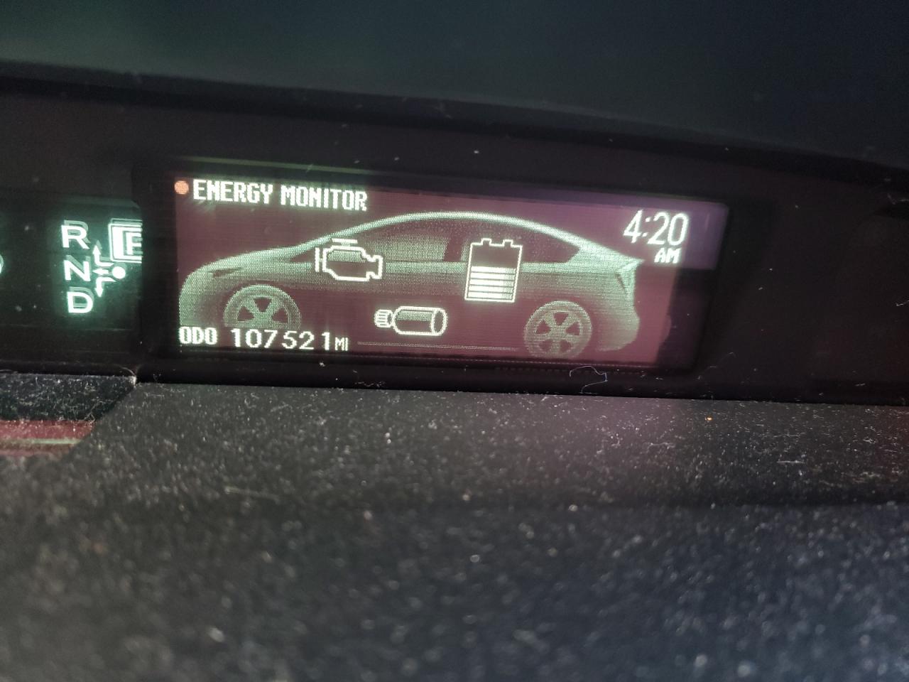 Photo 8 from auction – 2013 TOYOTA PRIUS PLUG with VIN JTDKN3DP6D3040820