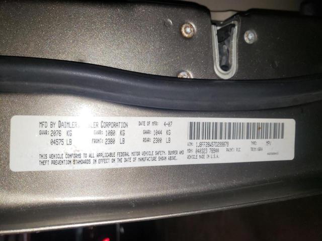 Photo 10 from auction – 2007 JEEP PATRIOT SP with VIN 1J8FF28W57D299879