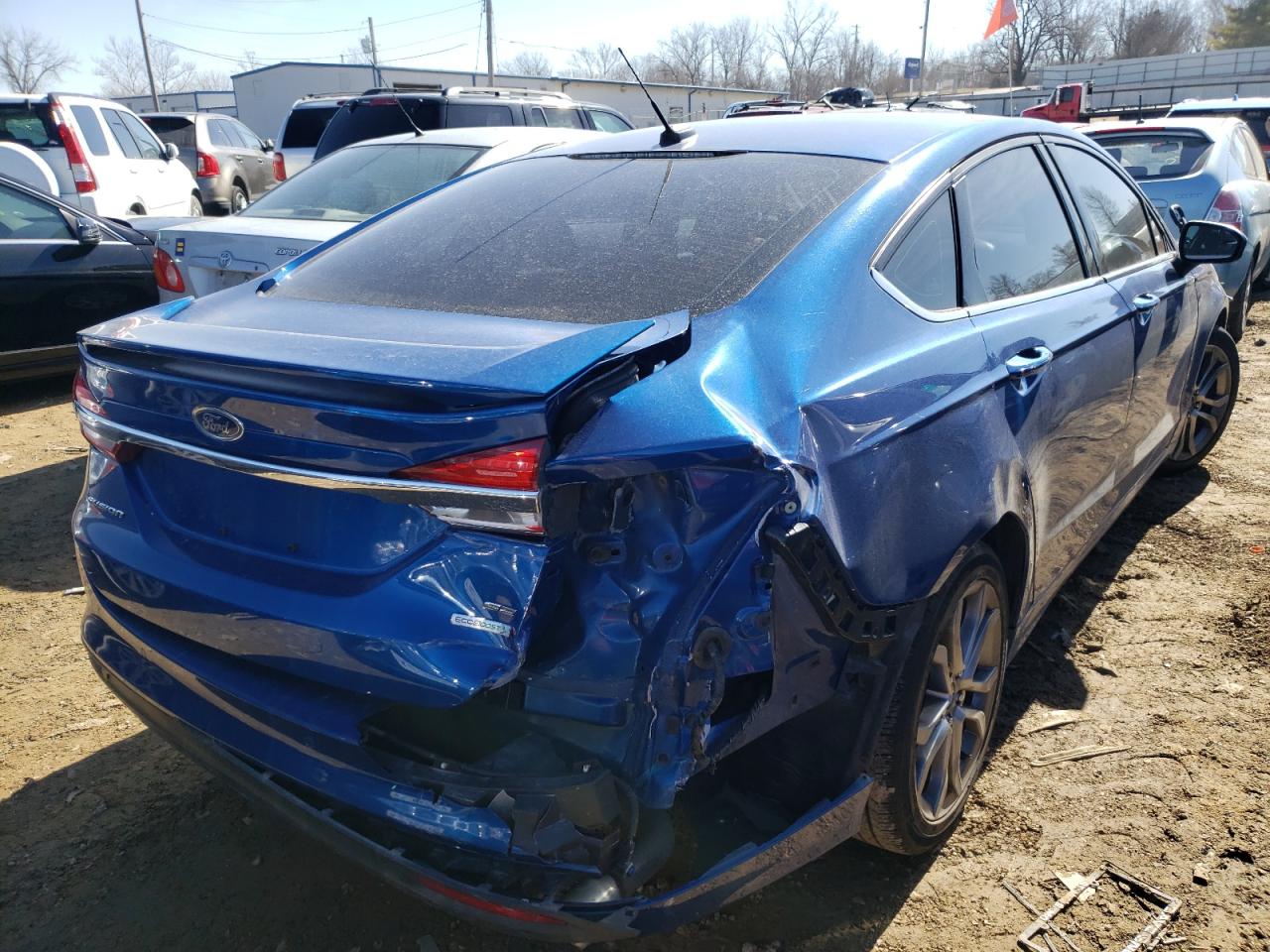 Photo 4 from auction – 2017 FORD FUSION SE with VIN 3FA6P0HD8HR245207