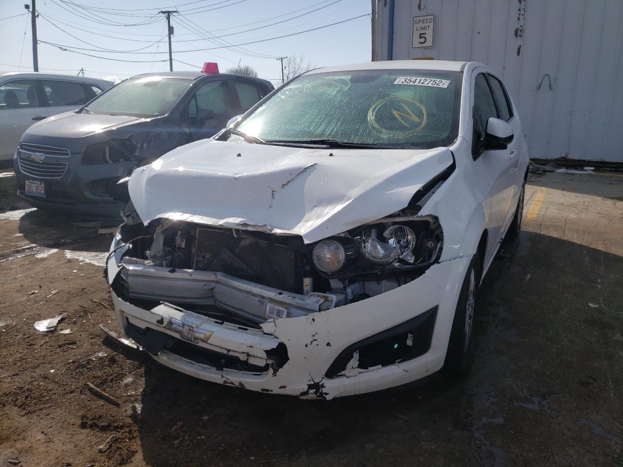 Photo 2 from auction – 2013 CHEVROLET SONIC LT with VIN 1G1JC6SH8D4255097