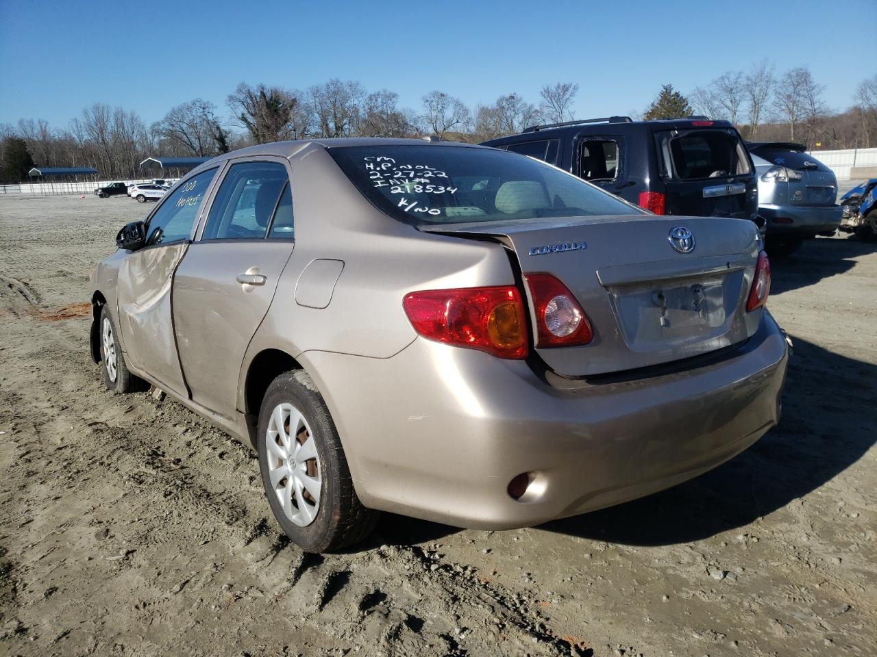 Photo 3 from auction – 2009 TOYOTA COROLLA BA with VIN 1NXBU40E69Z061399