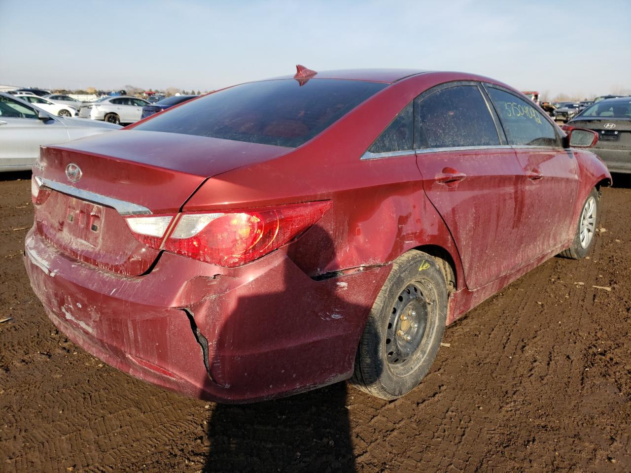 Photo 4 from auction – 2012 HYUNDAI SONATA GLS with VIN 5NPEB4AC7CH423651