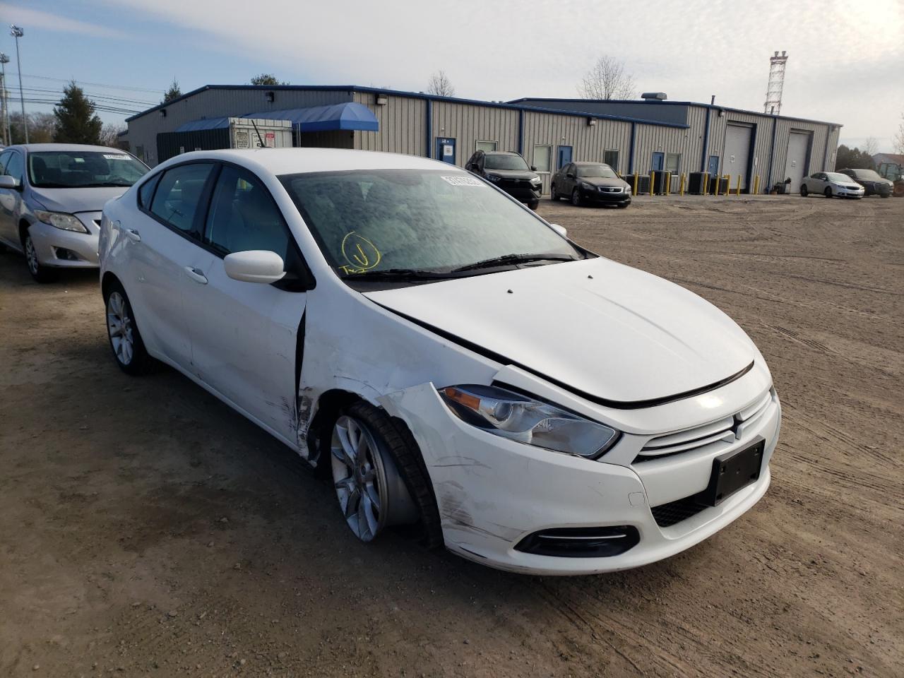DODGE DART SXT 2013 with VIN 1C3CDFBA0DD100886 - Photo from auction