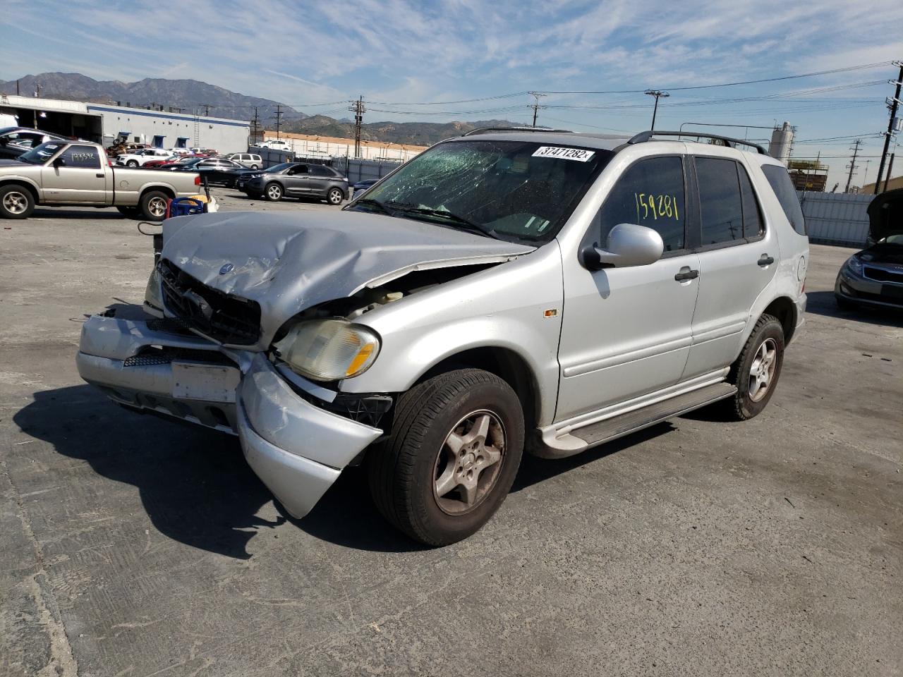 Photo 2 from auction – 2000 MERCEDES-BENZ ML 320 with VIN 4JGAB54E4YA184247