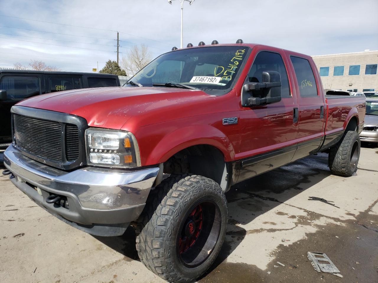 Photo 2 from auction – 2001 FORD F250 SUPER with VIN 1FTNW21F21EC07836