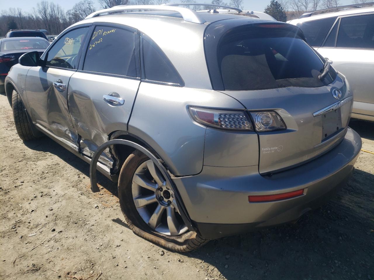 Photo 3 from auction – 2008 INFINITI FX35 with VIN JNRAS08W78X203719