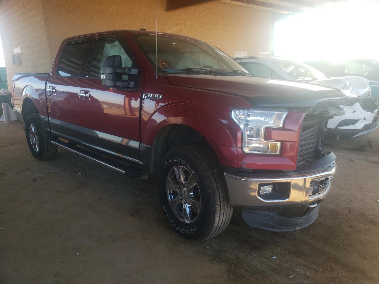 FORD F150 SUPER 2016 with VIN 1FTEW1EF3GFA50065 - Photo from auction