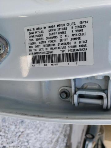 Photo 10 from auction – 2014 ACURA TSX TECH with VIN JH4CU2F64EC000497