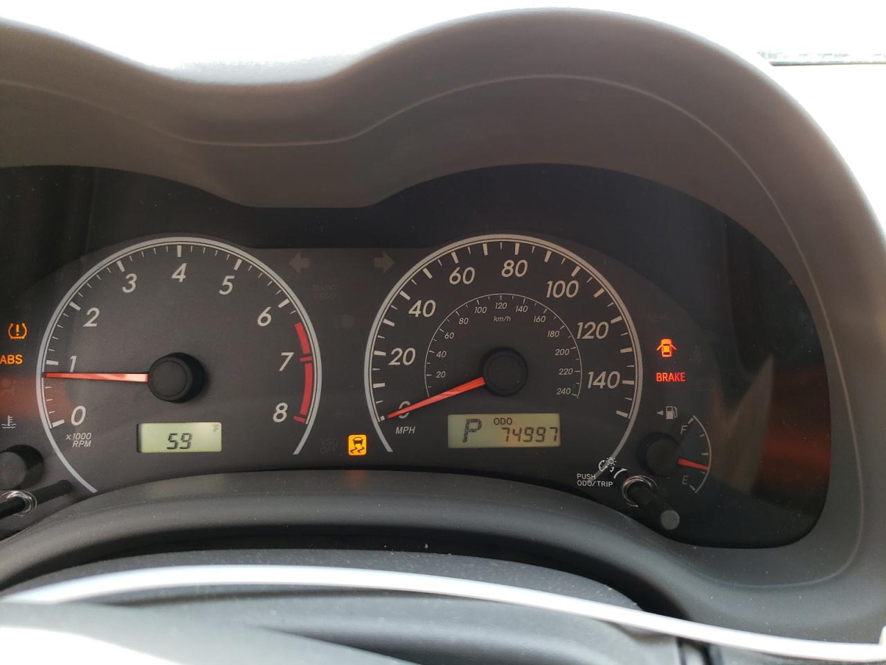 Photo 8 from auction – 2010 TOYOTA COROLLA BA with VIN JTDBU4EE4AJ087129