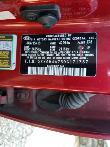 Photo 10 from auction – 2013 KIA OPTIMA LX with VIN 5XXGM4A75DG171787