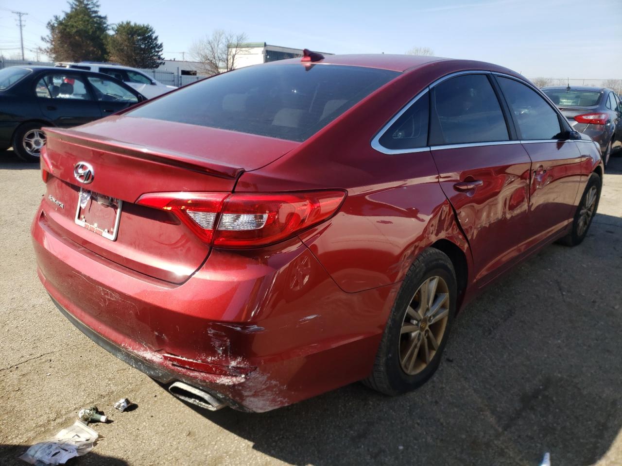 Photo 4 from auction – 2015 HYUNDAI SONATA SE with VIN 5NPE24AF4FH022976
