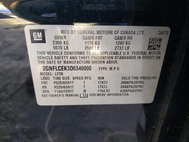 Photo 10 from auction – 2013 CHEVROLET EQUINOX LS with VIN 2GNFLCEK3D6349090