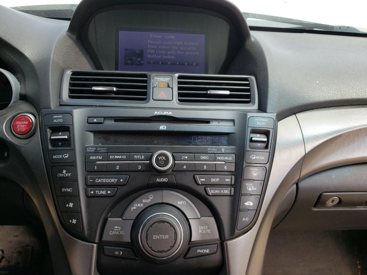 Photo 9 from auction – 2012 ACURA TL with VIN 19UUA9F79CA012753
