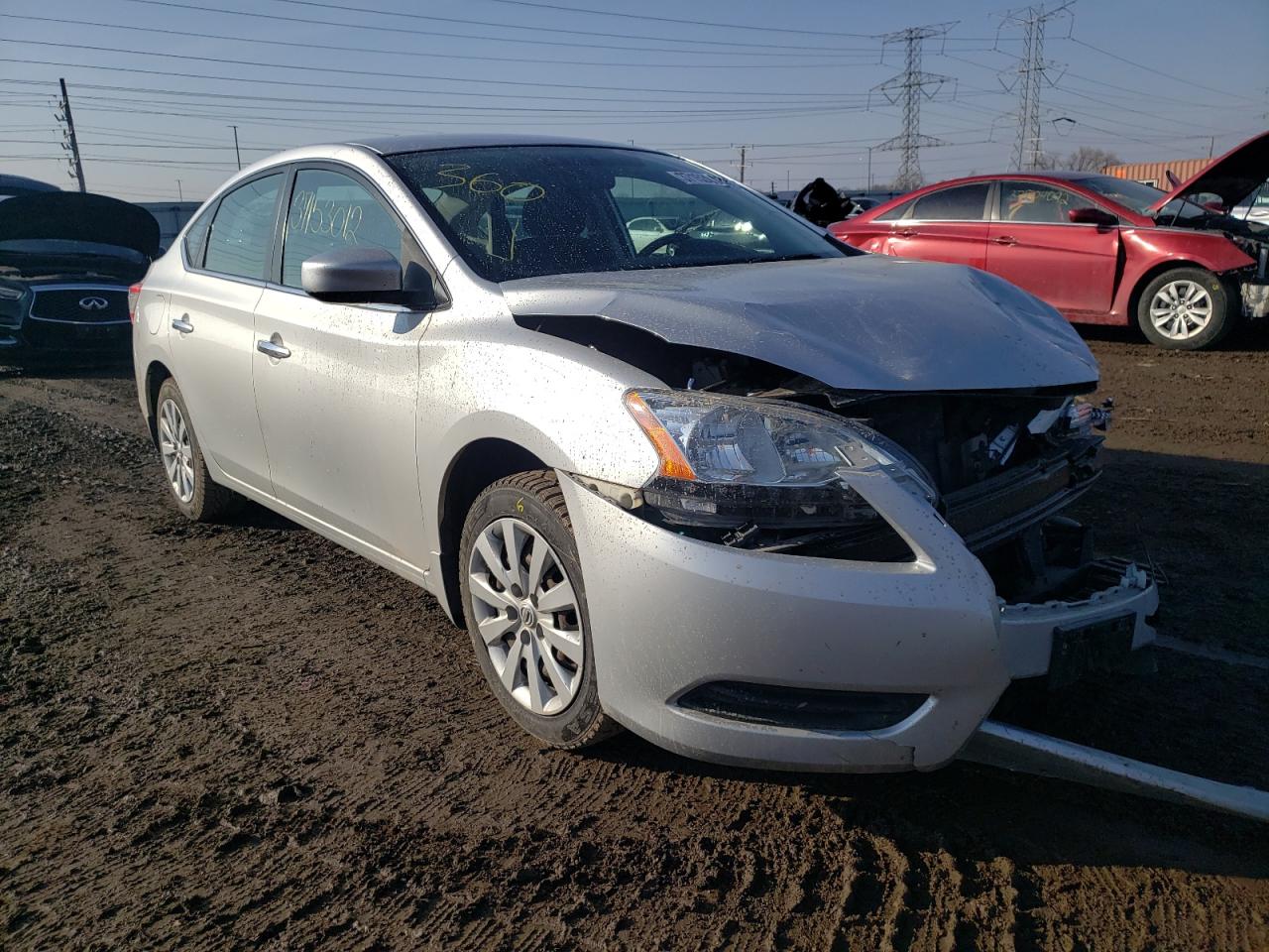 Photo 1 from auction – 2015 NISSAN SENTRA with VIN 3N1AB7AP8FY295773