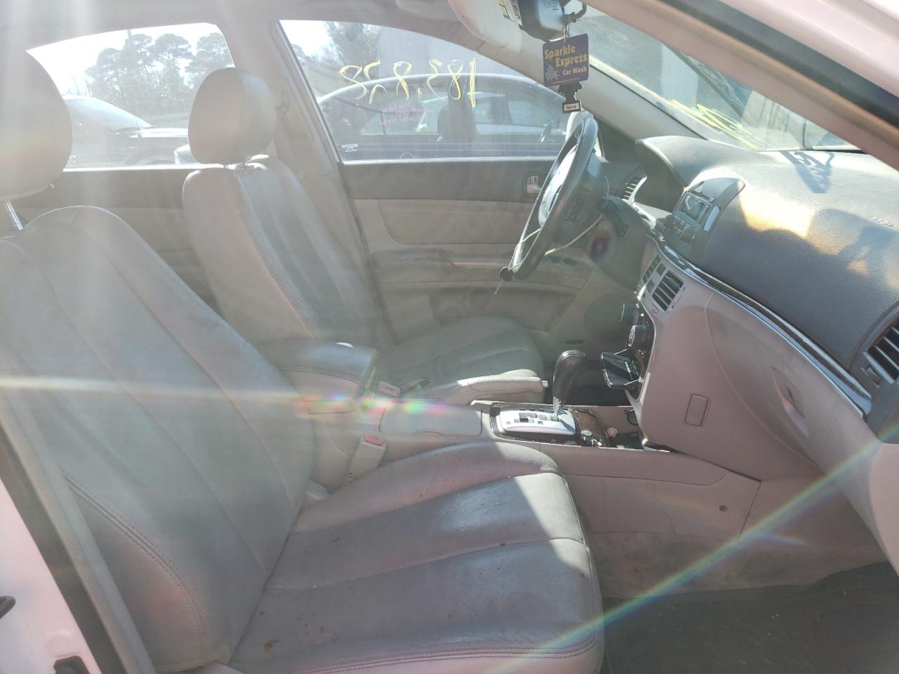 Photo 5 from auction – 2008 HYUNDAI SONATA SE with VIN 5NPEU46C48H329060