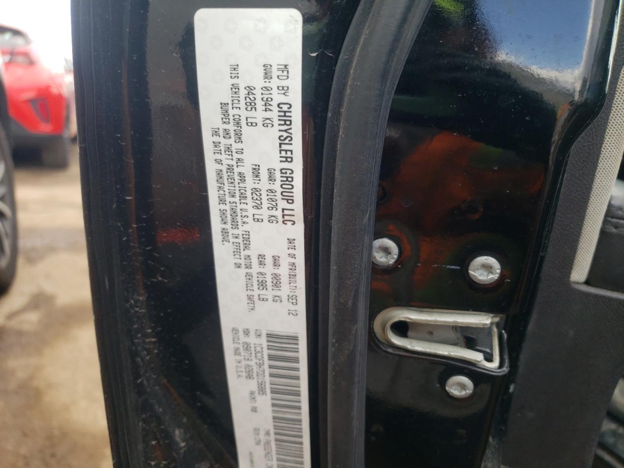 Photo 10 from auction – 2013 DODGE DART SXT with VIN 1C3CDFBH7DD156885