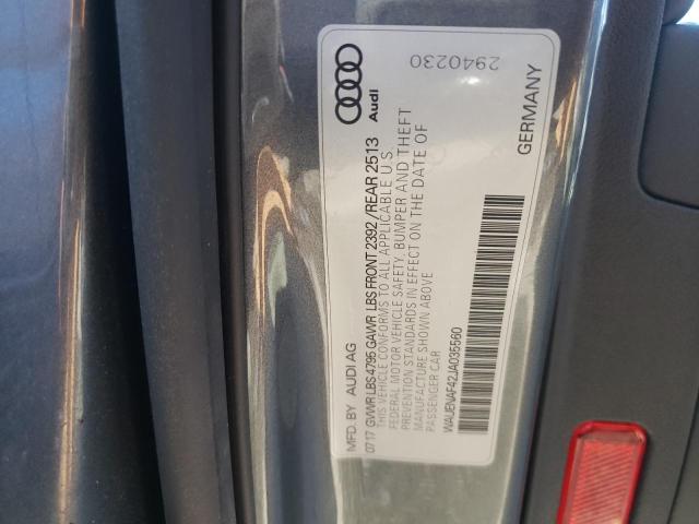 Photo 10 from auction – 2018 AUDI A4 PREMIUM with VIN WAUENAF42JA035560