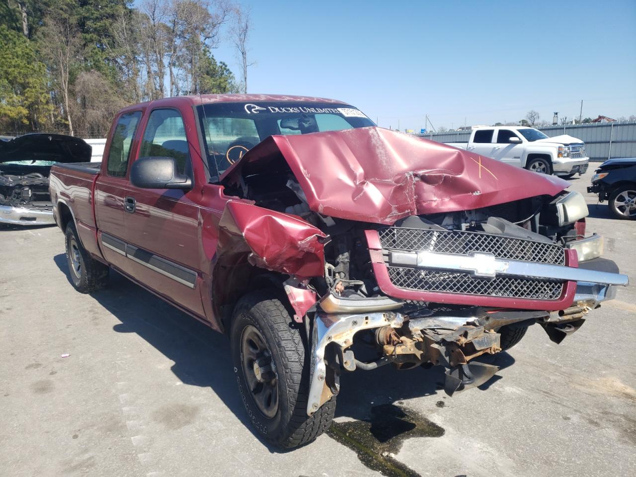 CHEVROLET SILVERADO 2005 with VIN 1GCEK19V65Z102832 - Photo from auction