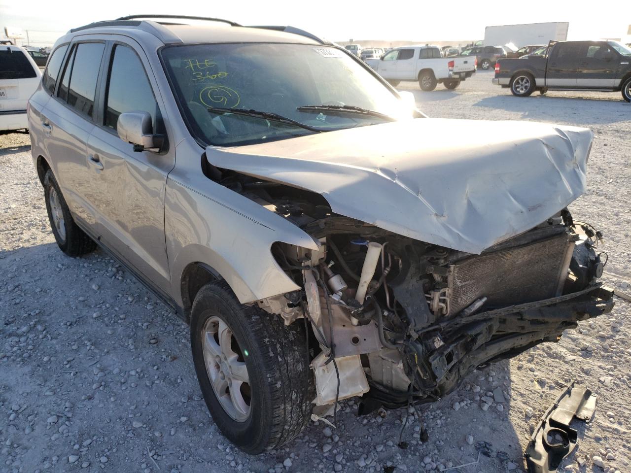 HYUNDAI SANTA FE G 2007 with VIN 5NMSG13D27H066732 - Photo from auction