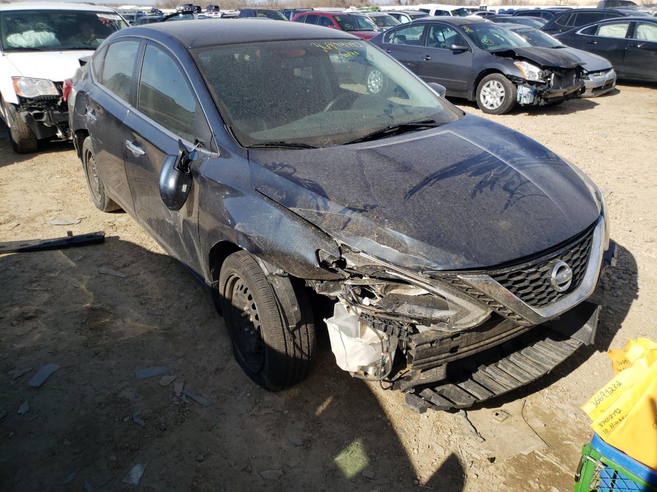 NISSAN SENTRA S 2016 with VIN 3N1AB7AP2GY243346 - Photo from auction