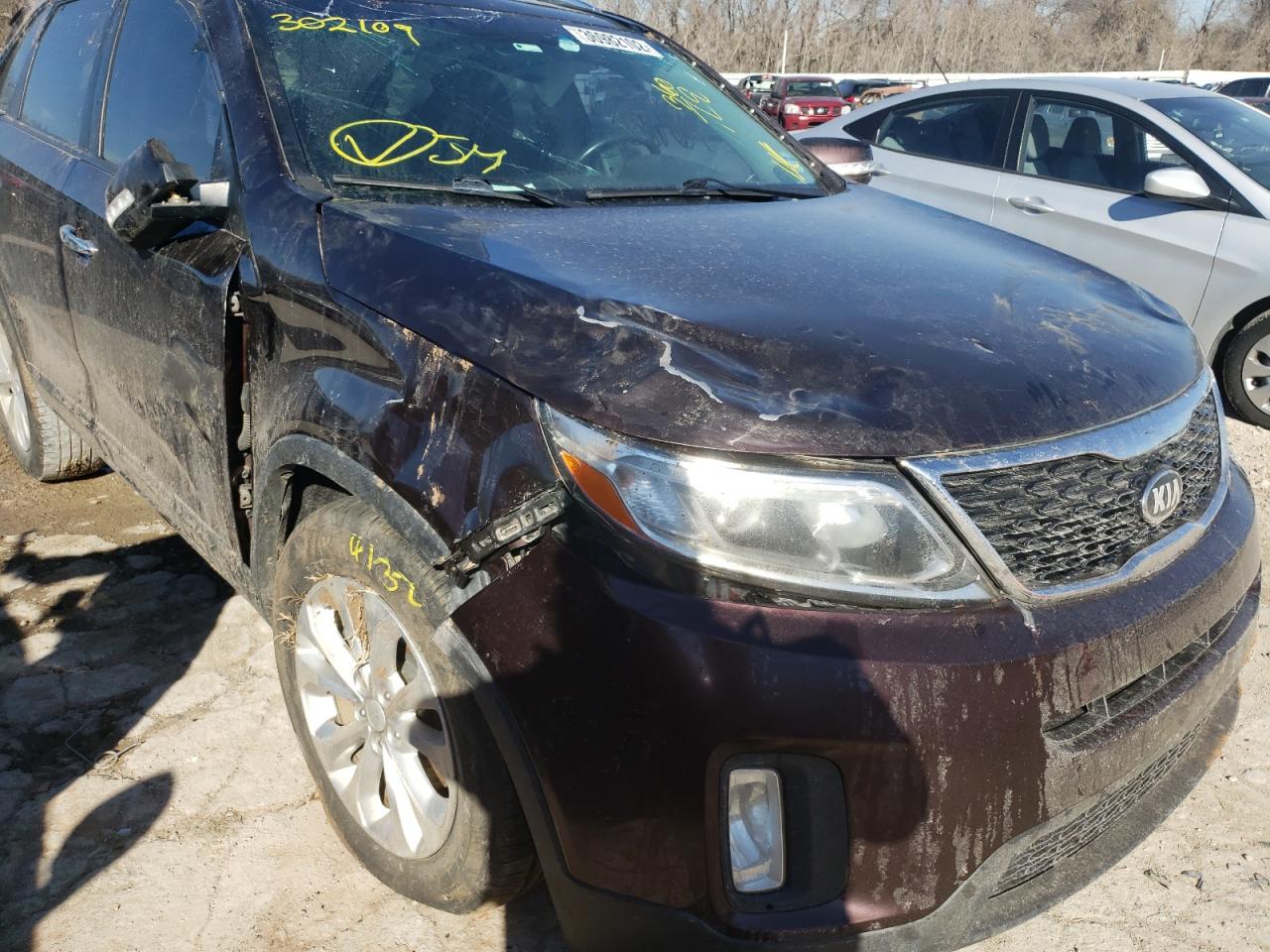 Photo 9 from auction – 2014 KIA SORENTO EX with VIN 5XYKU4A7XEG454516