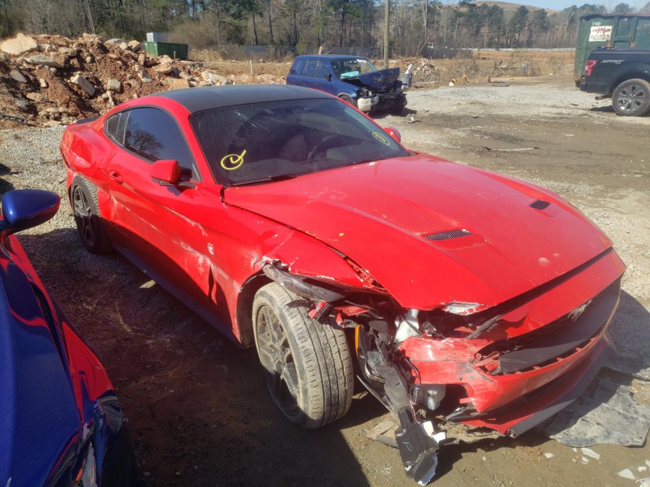 Photo 1 from auction – 2019 FORD MUSTANG with VIN 1FA6P8TH1K5150510