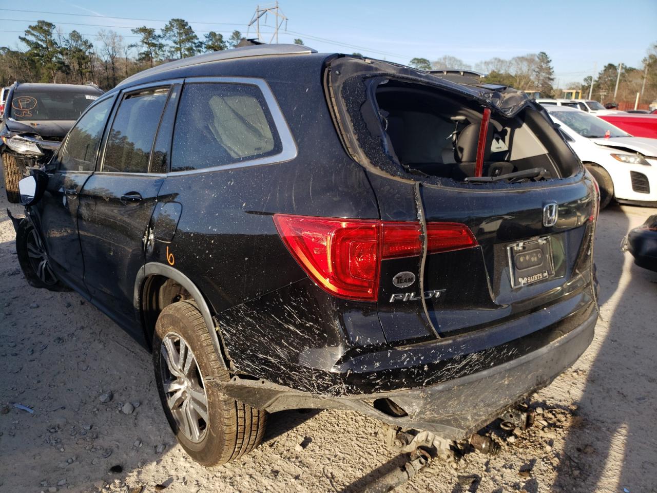 Photo 3 from auction – 2016 HONDA PILOT EXLN with VIN 5FNYF6H78GB019722