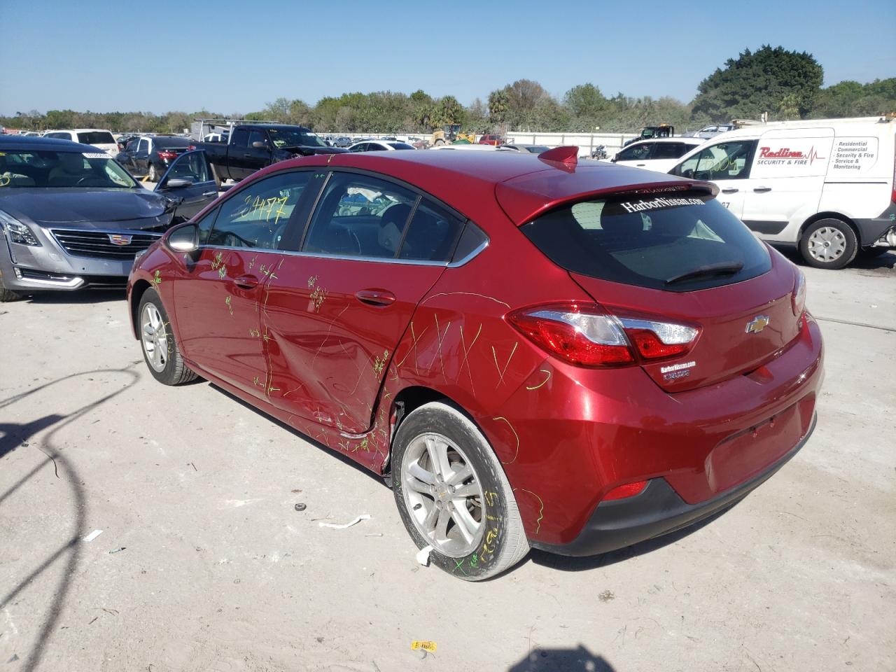 Photo 3 from auction – 2018 CHEVROLET CRUZE LT with VIN 3G1BE6SM2JS598477
