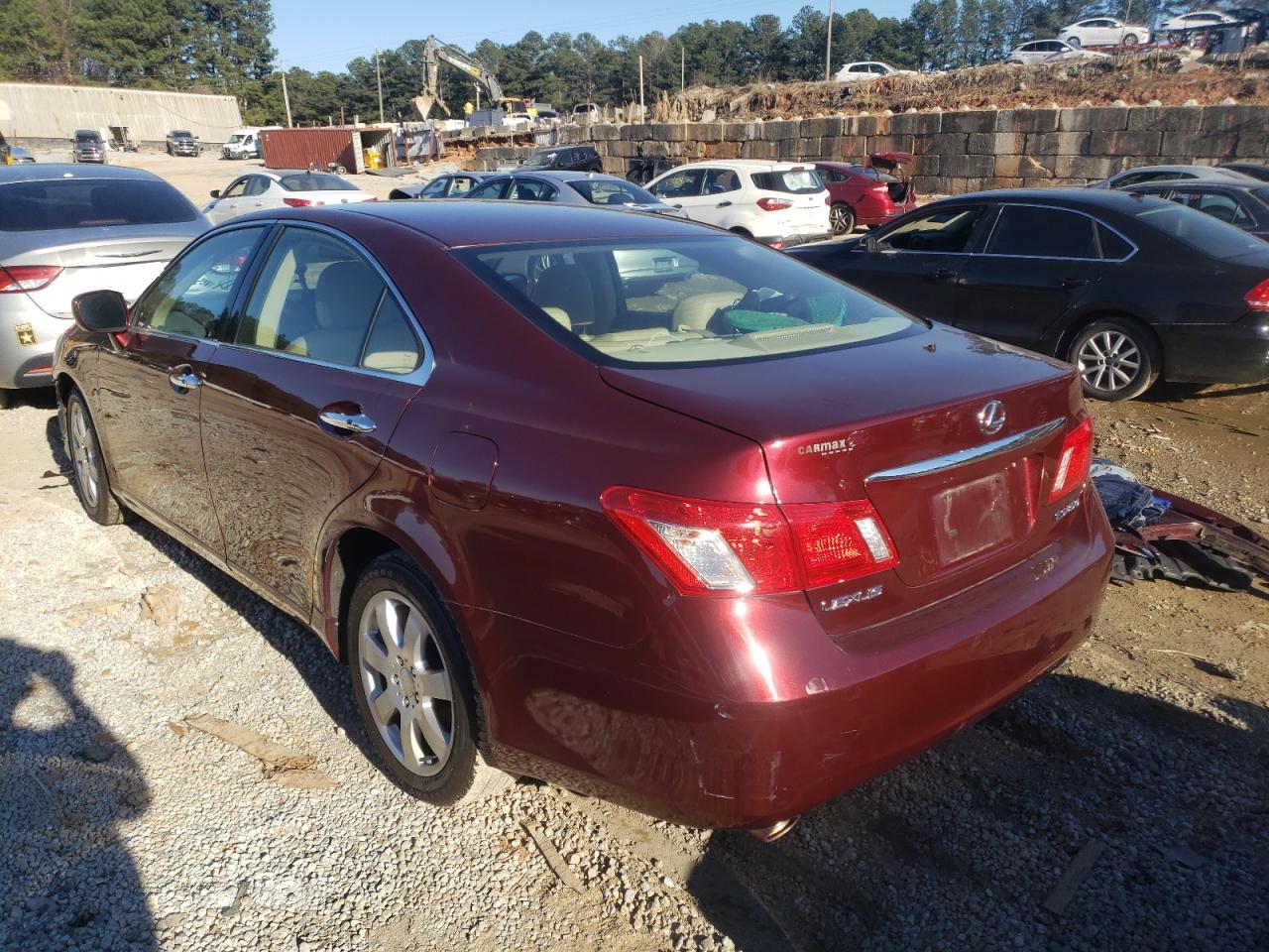 Photo 3 from auction – 2008 LEXUS ES 350 with VIN JTHBJ46G082172772