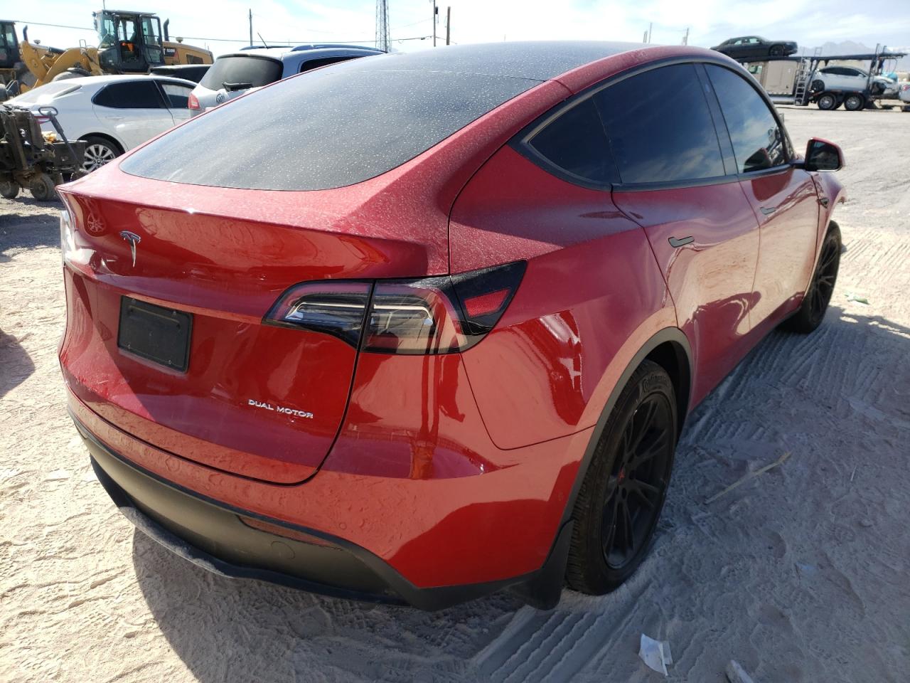 Photo 4 from auction – 2021 TESLA MODEL Y with VIN 5YJYGAEE1MF245177