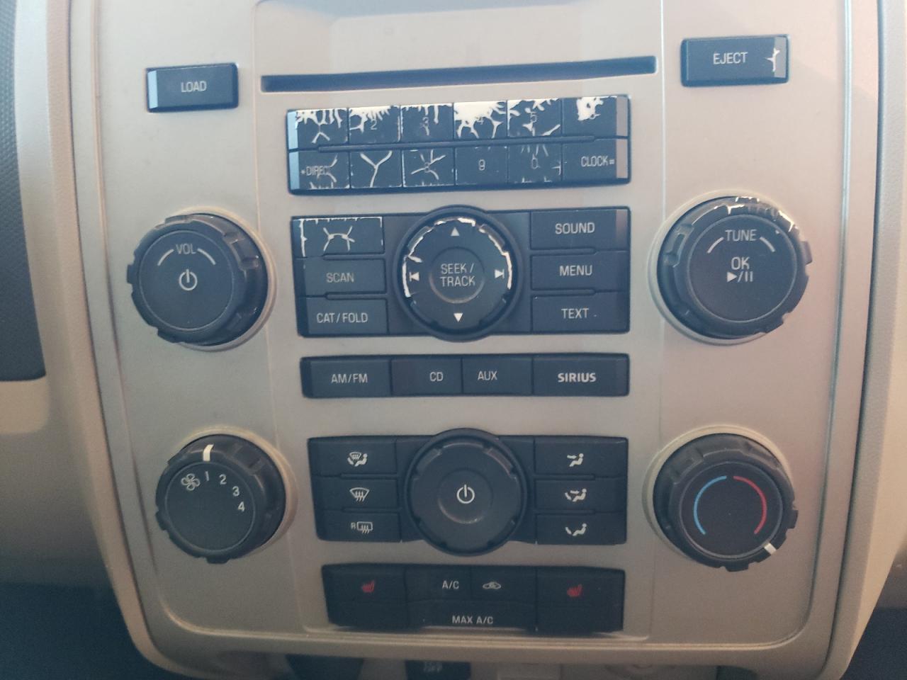 Photo 9 from auction – 2011 FORD ESCAPE XLT with VIN 1FMCU0D76BKA66256