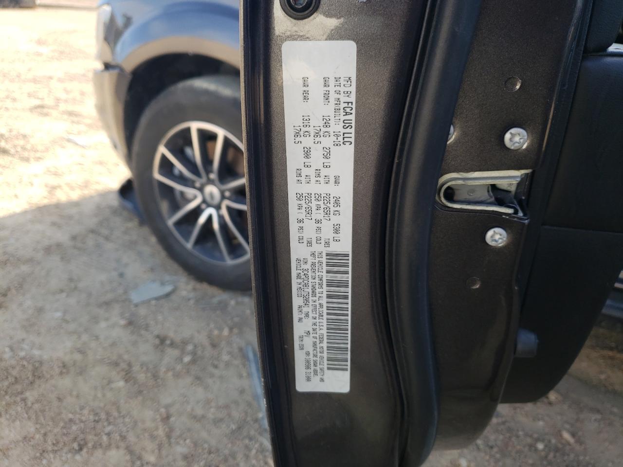 Photo 10 from auction – 2018 DODGE JOURNEY SE with VIN 3C4PDCAB1JT520541