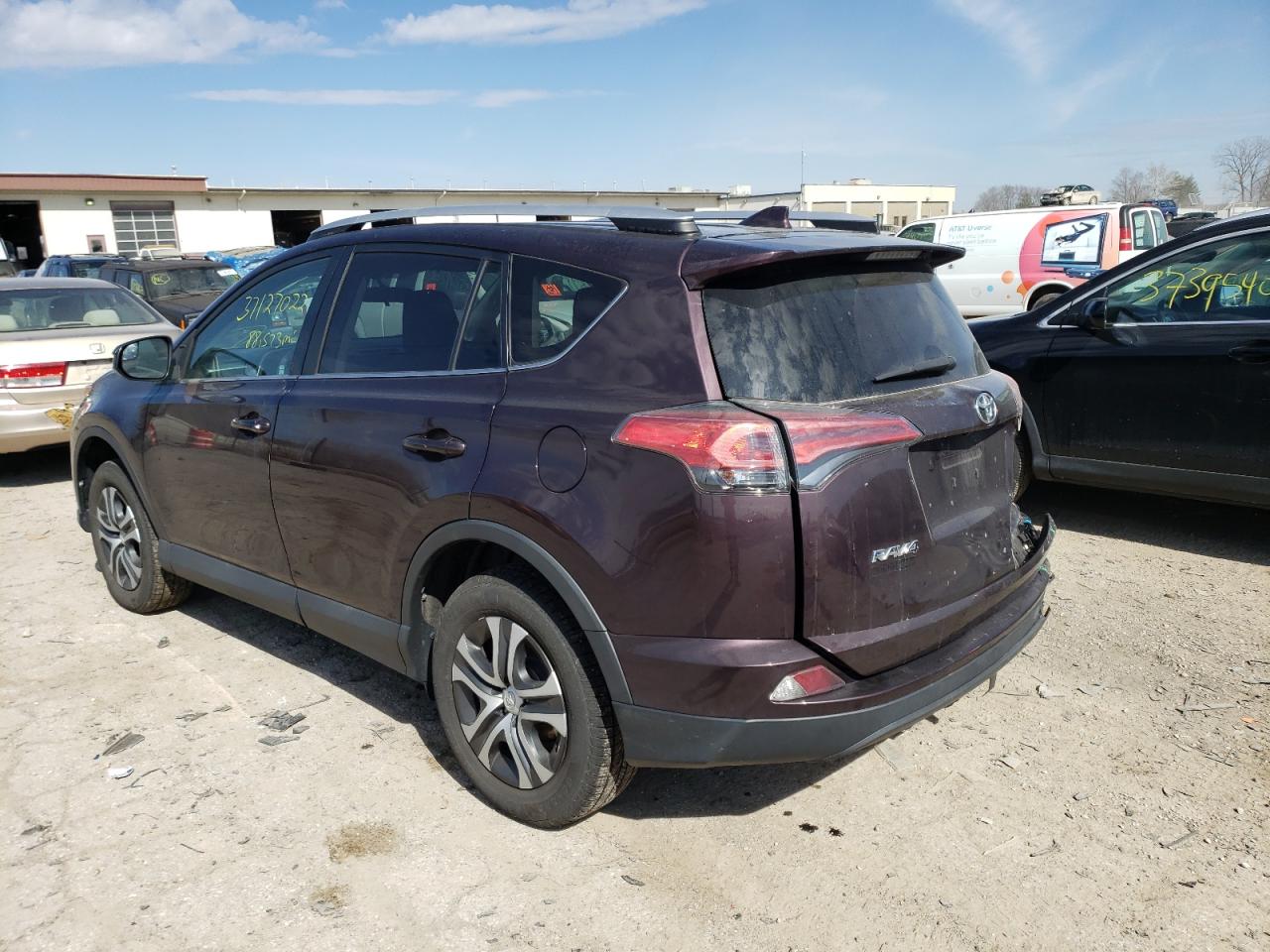 Photo 3 from auction – 2016 TOYOTA RAV4 LE with VIN 2T3BFREV6GW434705