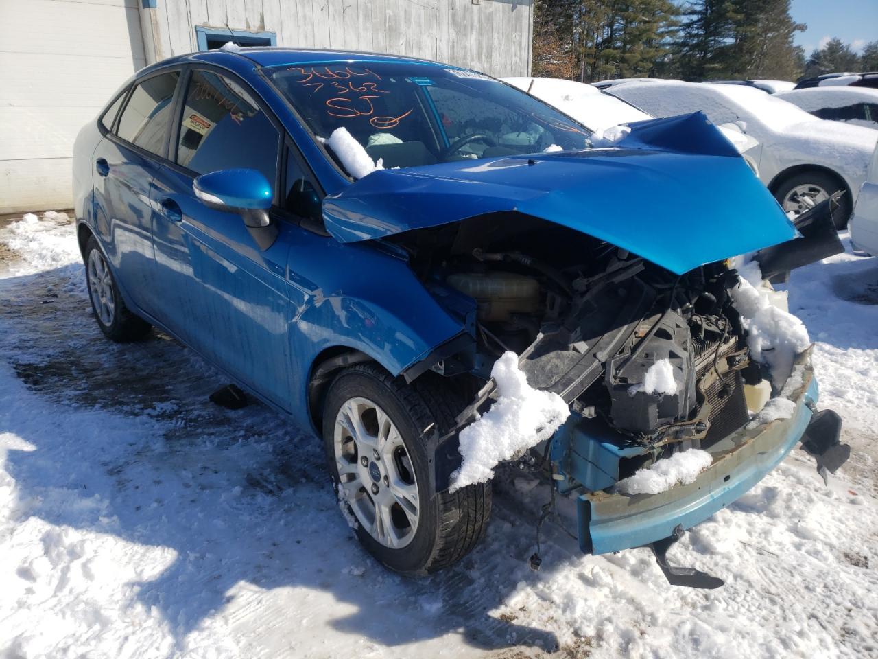 FORD FIESTA SE 2014 with VIN 3FADP4BJ5EM186056 - Photo from auction