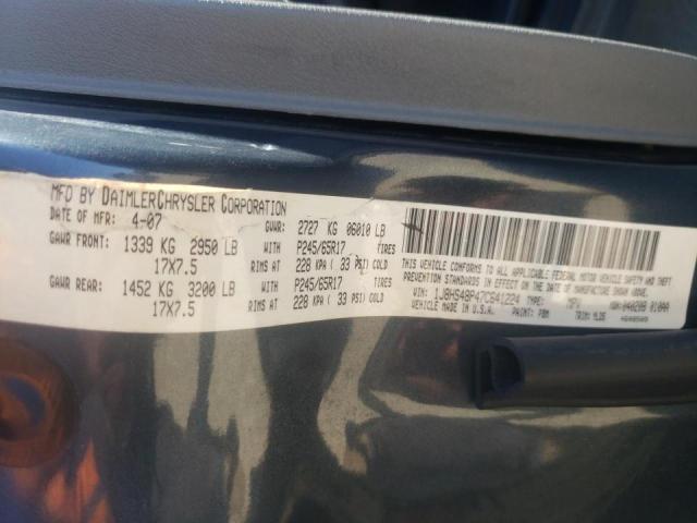 Photo 10 from auction – 2007 JEEP GRAND CHER with VIN 1J8HS48P47C641224