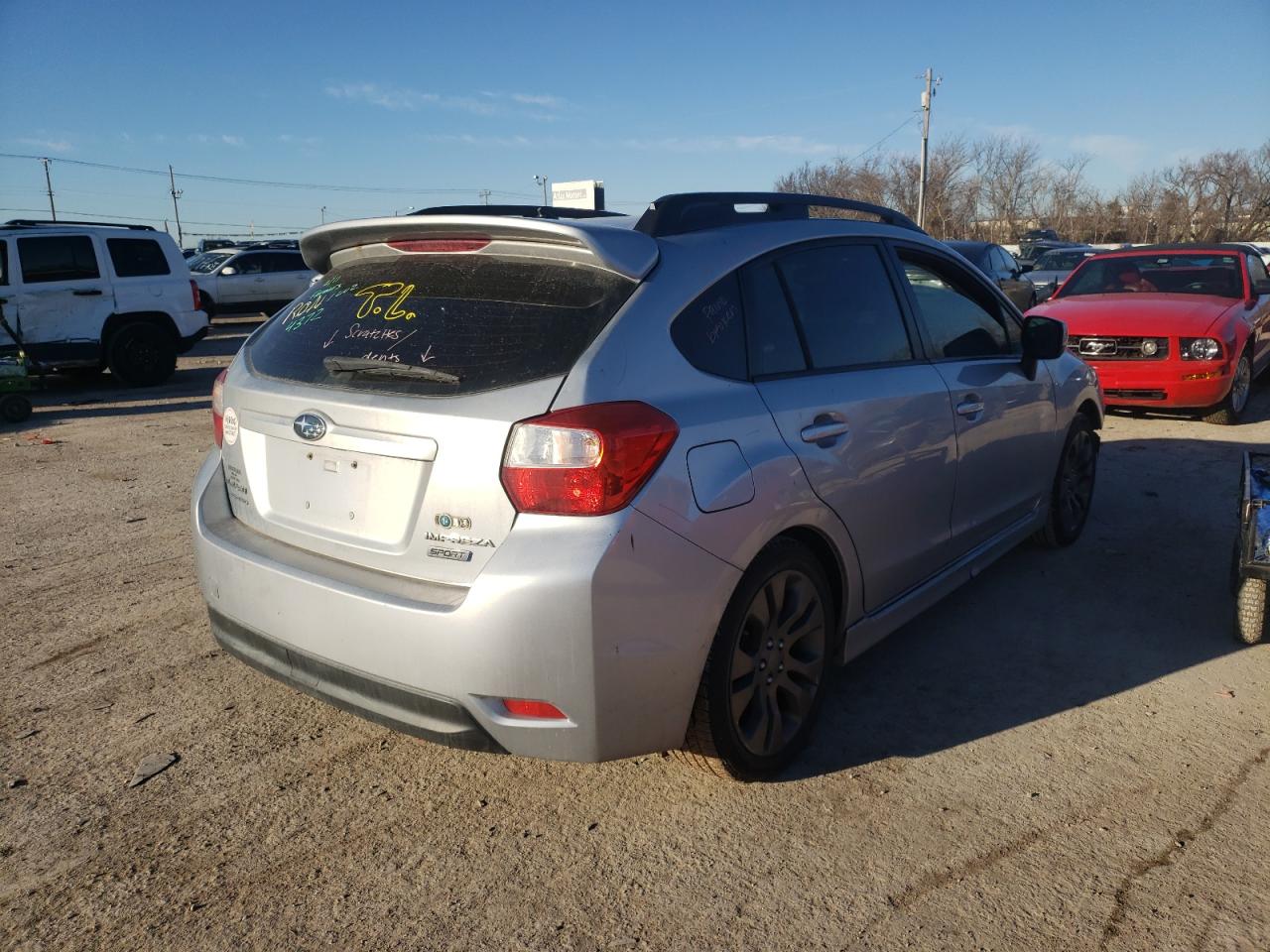 Photo 4 from auction – 2012 SUBARU IMPREZA SP with VIN JF1GPAS63CH235926