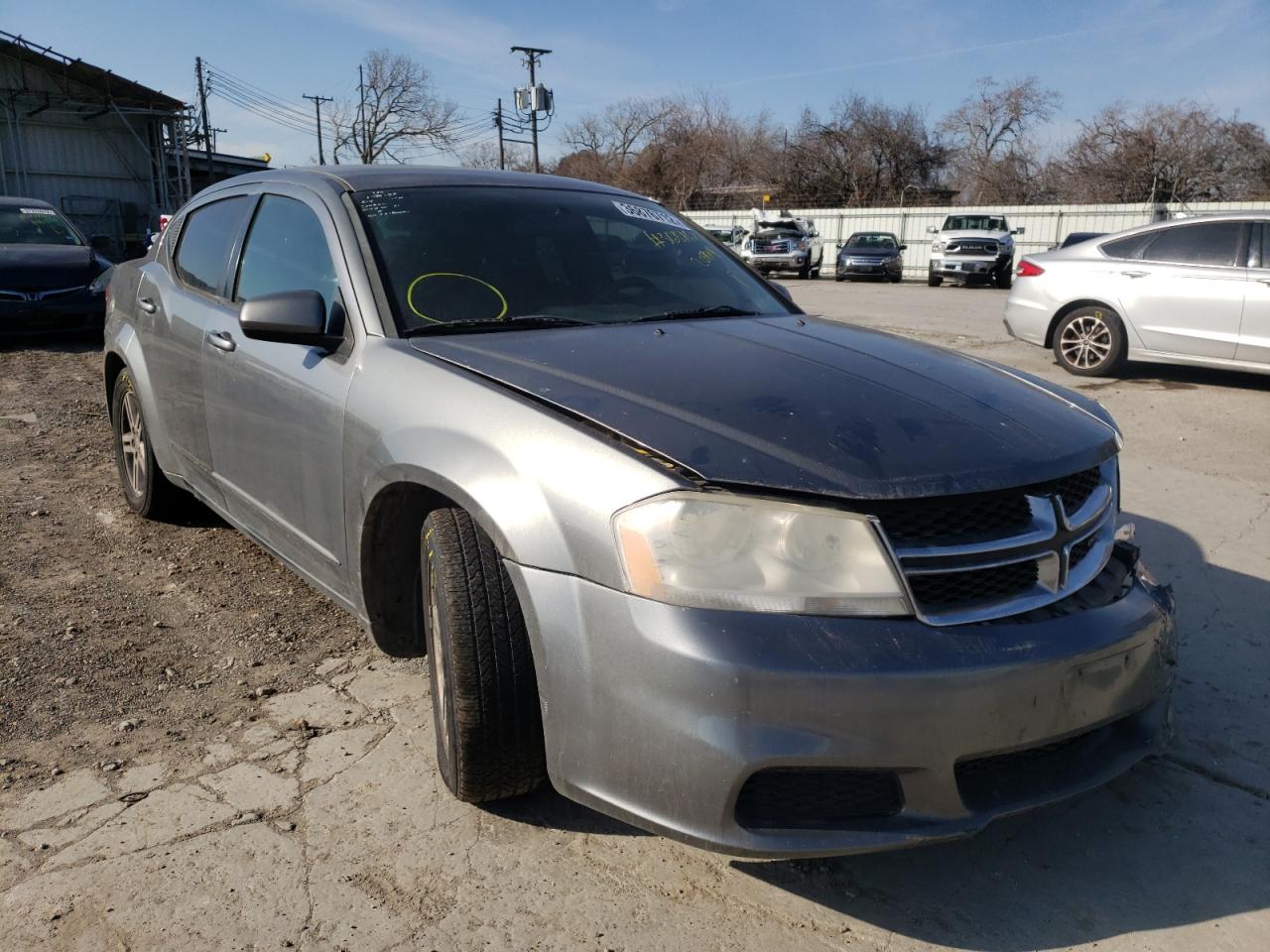 DODGE AVENGER SX 2012 with VIN 1C3CDZCB4CN209174 - Photo from auction