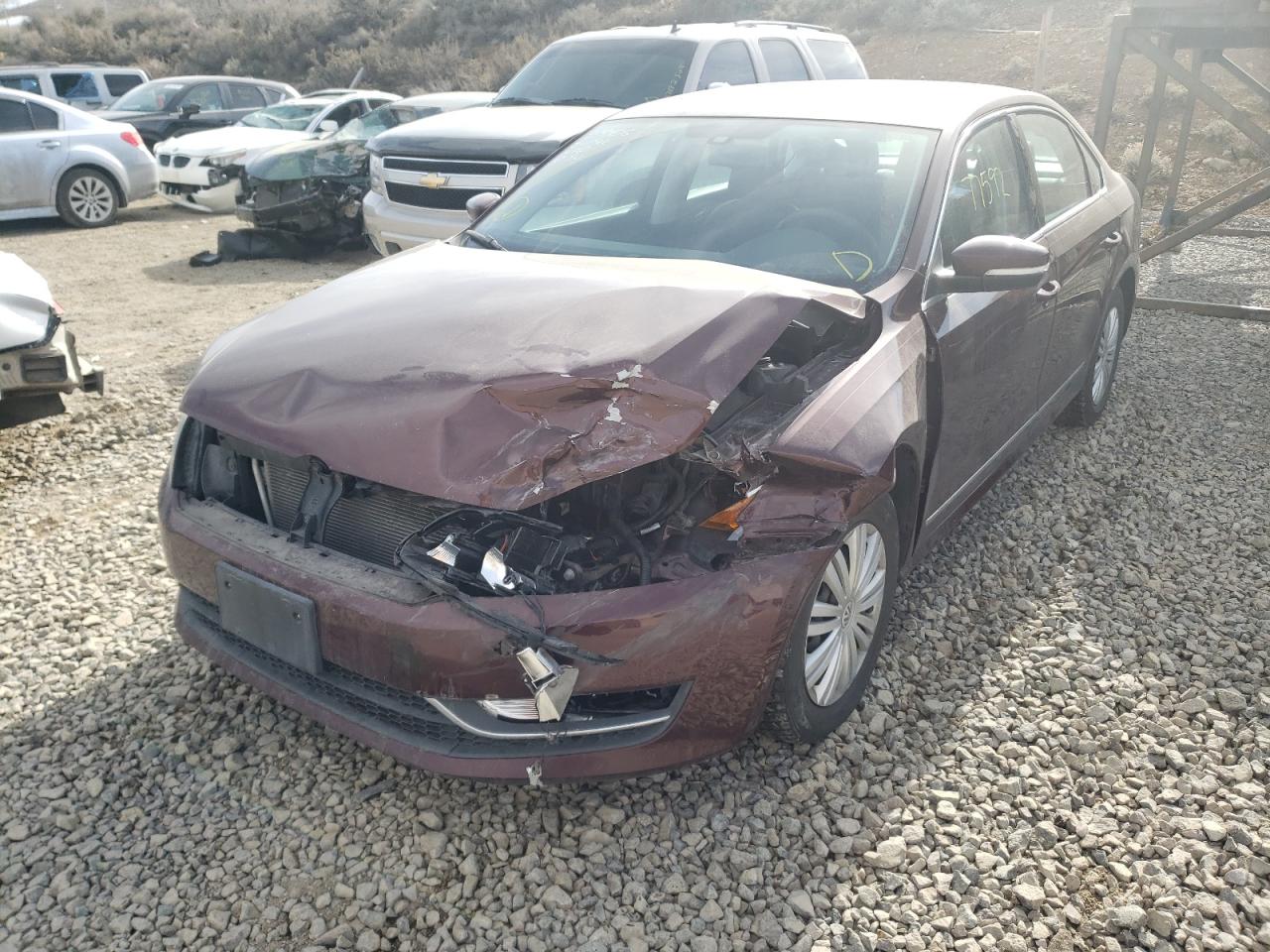 Photo 2 from auction – 2014 VOLKSWAGEN PASSAT SEL with VIN 1VWCN7A34EC087940